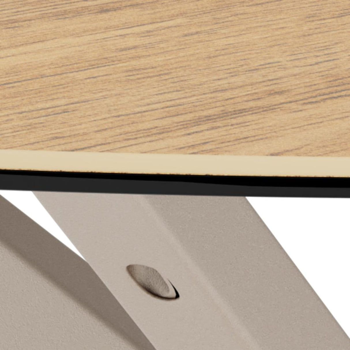 Verdun Soffbord Rund 82 cm Grå/Vildek