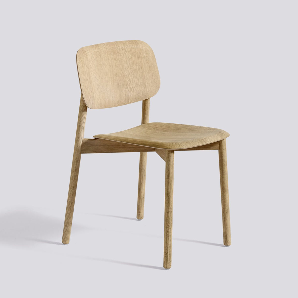 Soft Edge 60 Stol ekfaner med vattenbaserad lack, massiv ek med vattenbaserad lack