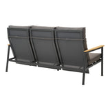 Gordon 3-sits Soffa 199x89 cm Antracit