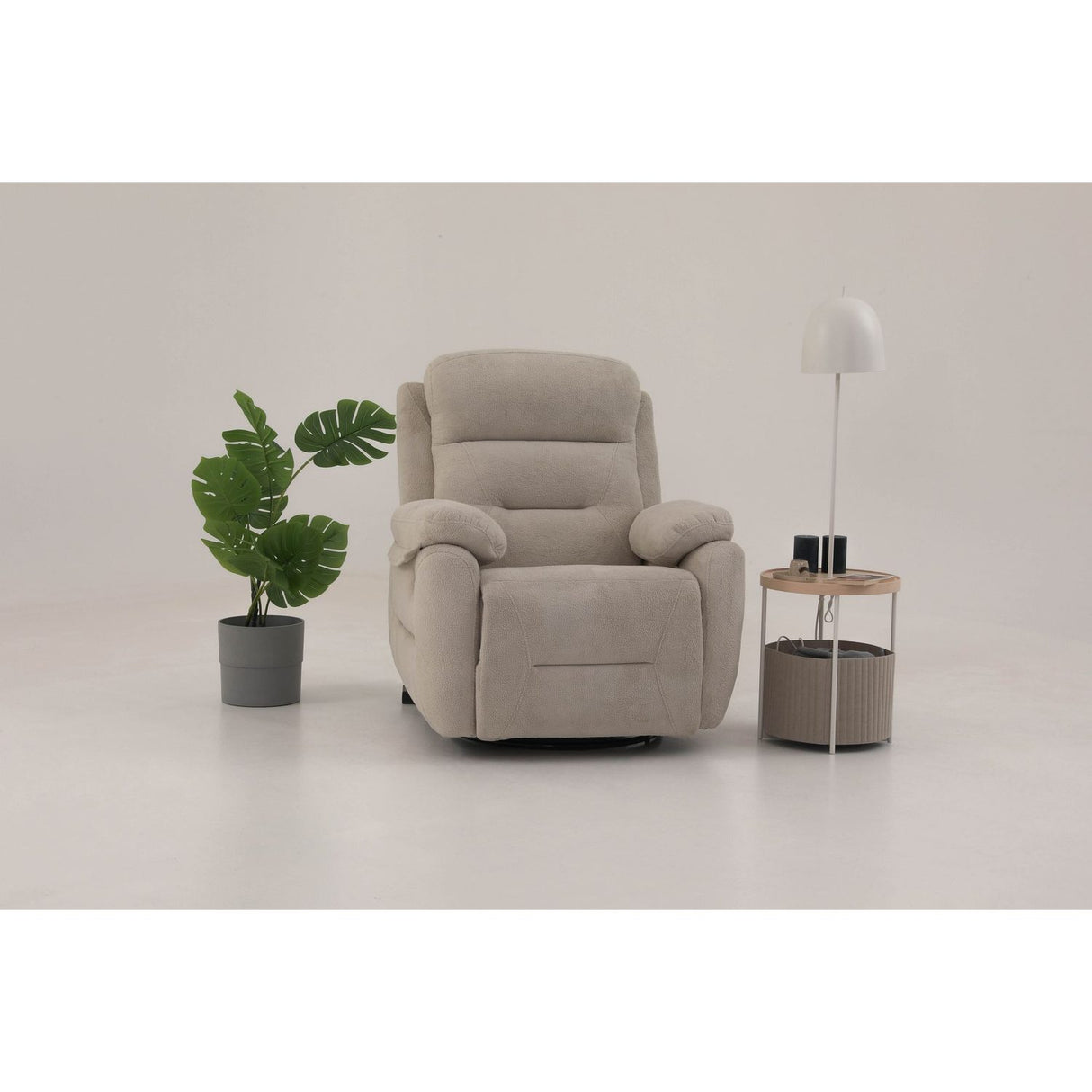 Angela Electric Reclinerfåtölj Kräm