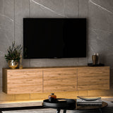 Bergen Upplyst (160 x 35 x 32 cm) TV-bänk Atlantic Pine
