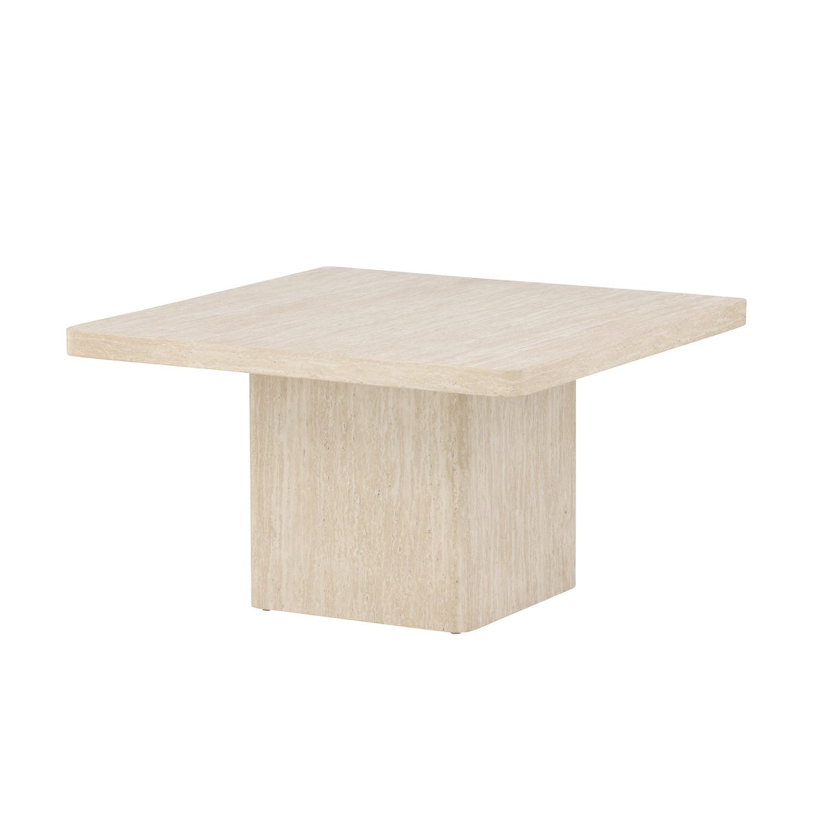 Qvart Soffbord Beige, 80 x 80