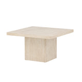 Qvart Soffbord Beige, 80 x 80