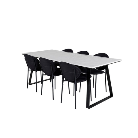 Estelle, Vault Rektangulär matgrupp