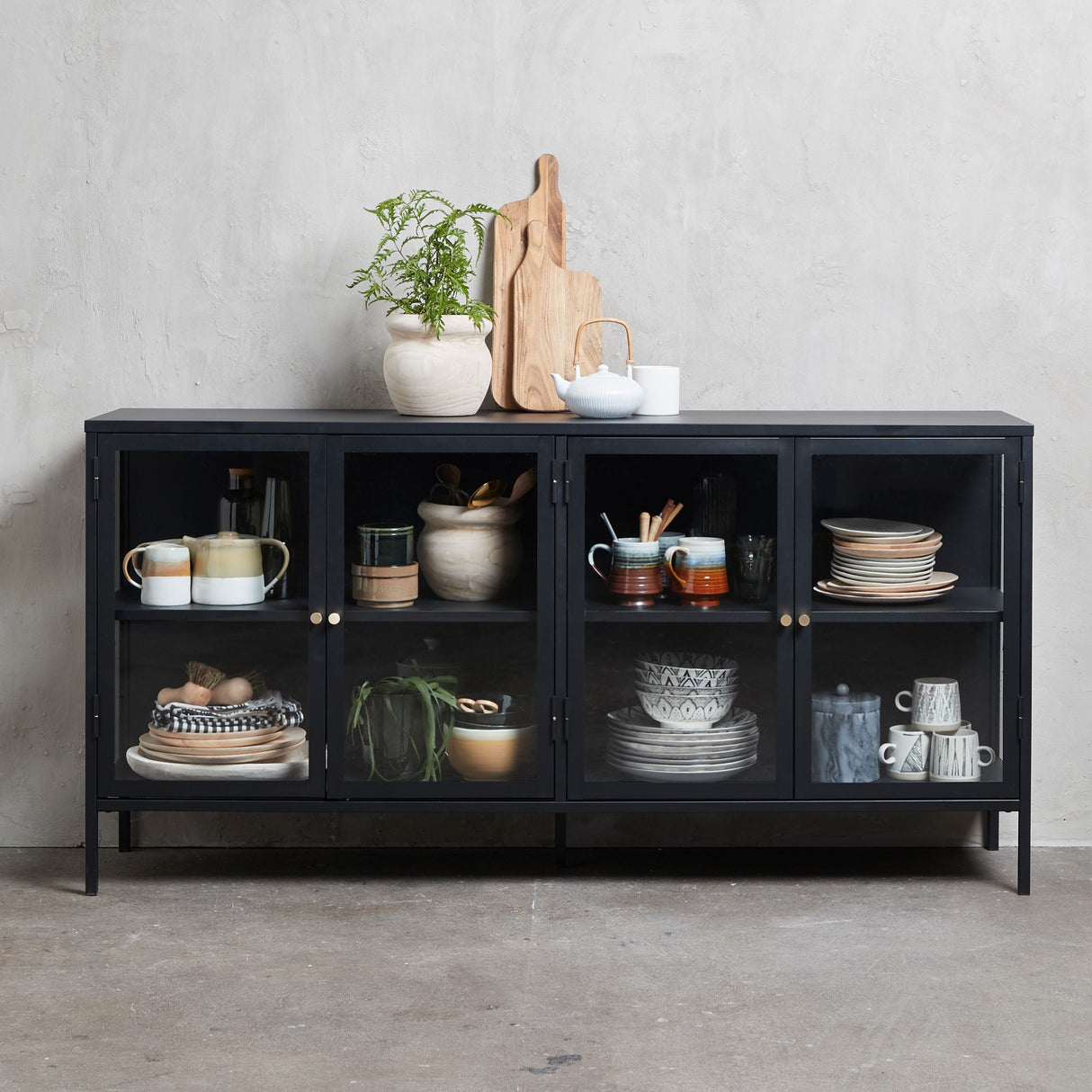 Milano Sideboard 170 cm Svart