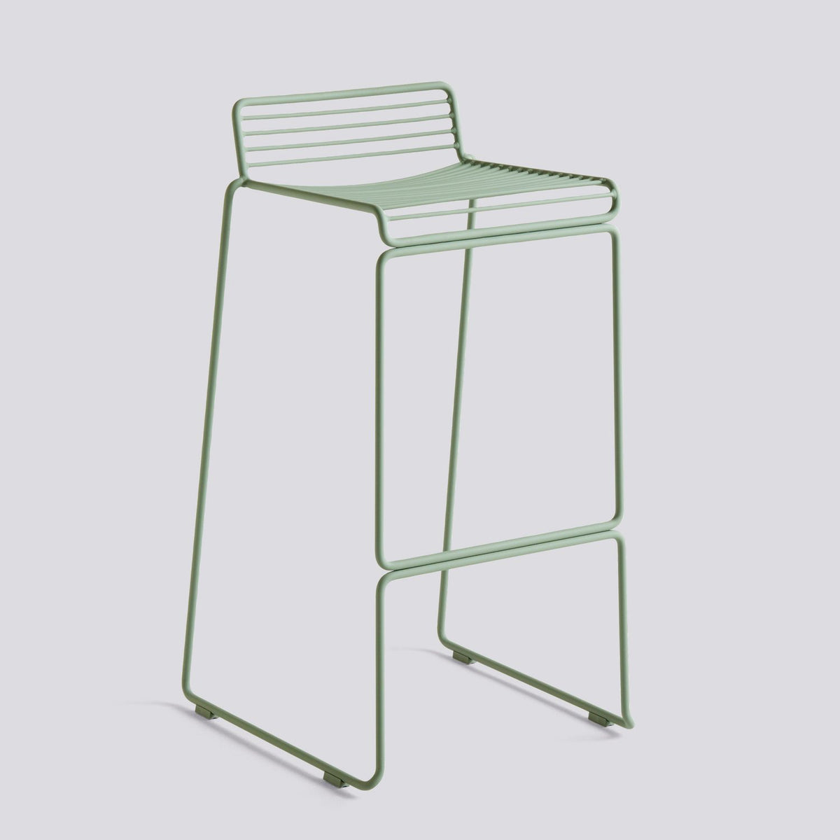 Hee 75 cm Barpall Fall green – pulverlackerat stål