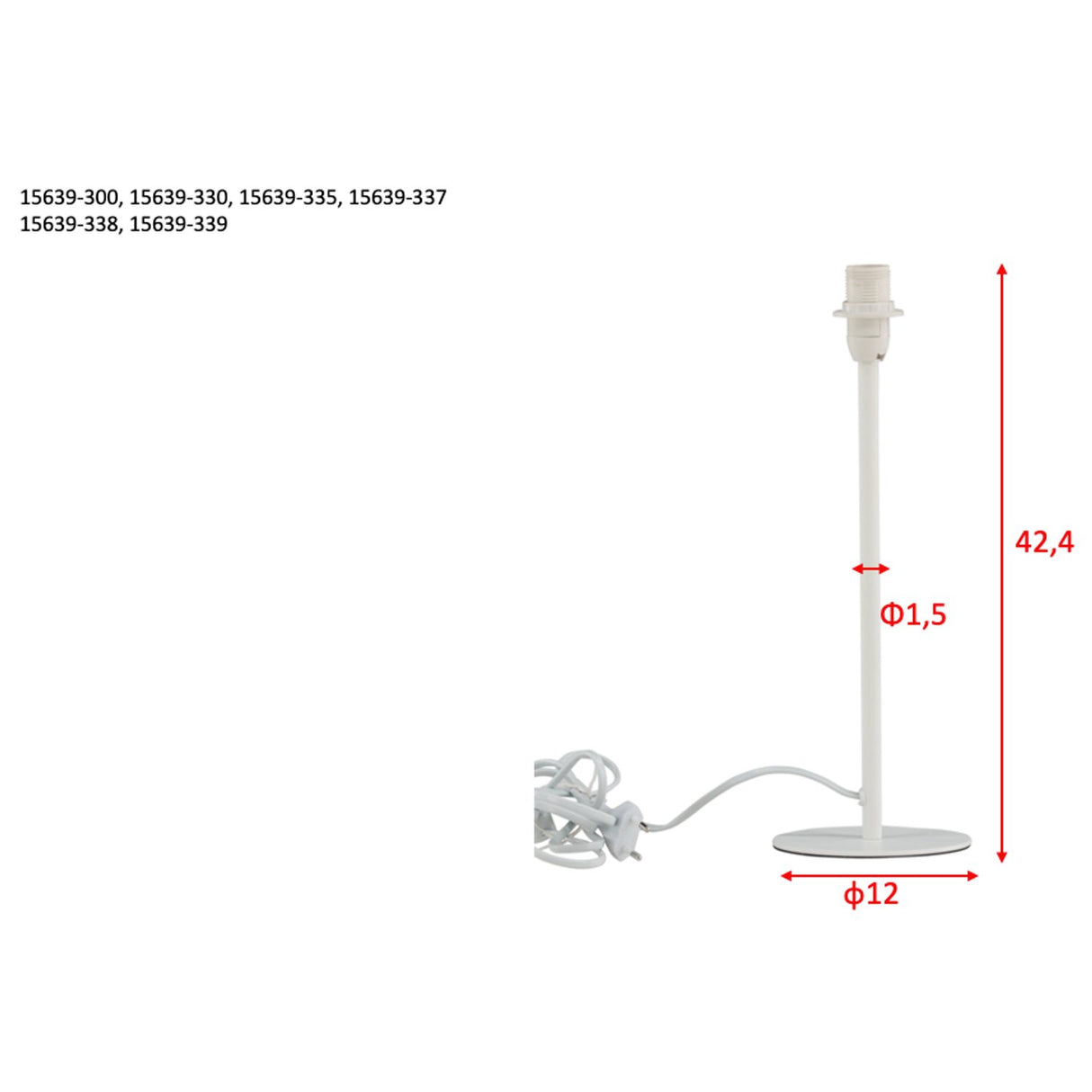 Dasir Bordslampa Beige