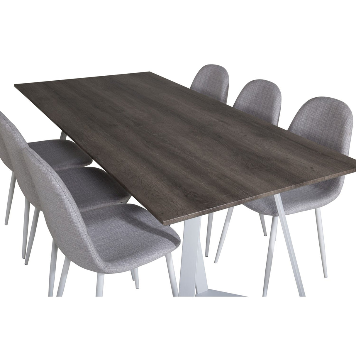 Marina, Polar Rektangulär matgrupp Grå,Vit, Grå,Vit, 180 x 90