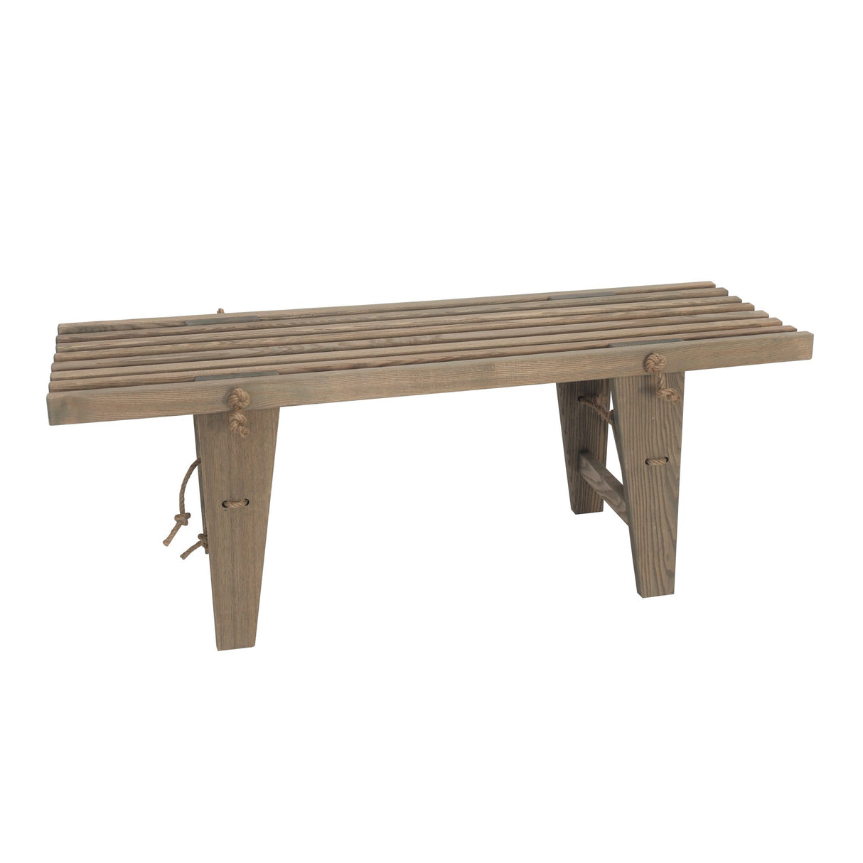 Ecobench 120 cm Oljad Ask Grå