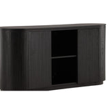 Fjällbacka TV-bänk Black, 48 x 80 x 160