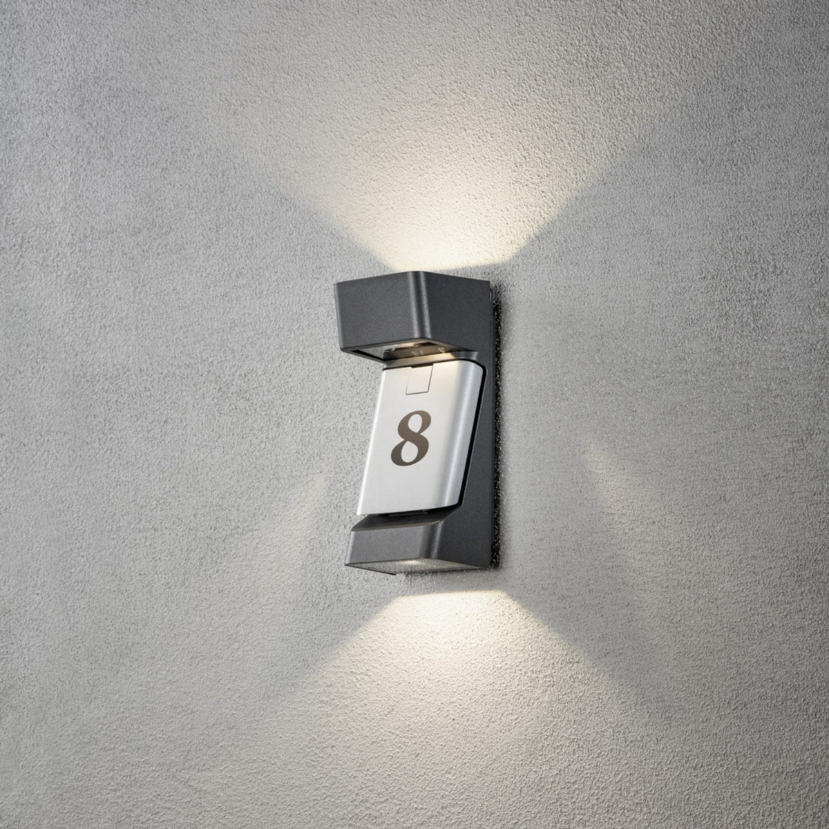 Ravenna HP-LED 3x4W Vägglampa Ute Antracit