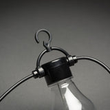 för slingor med rund kabel 10-pack Hängare för Ljusslinga