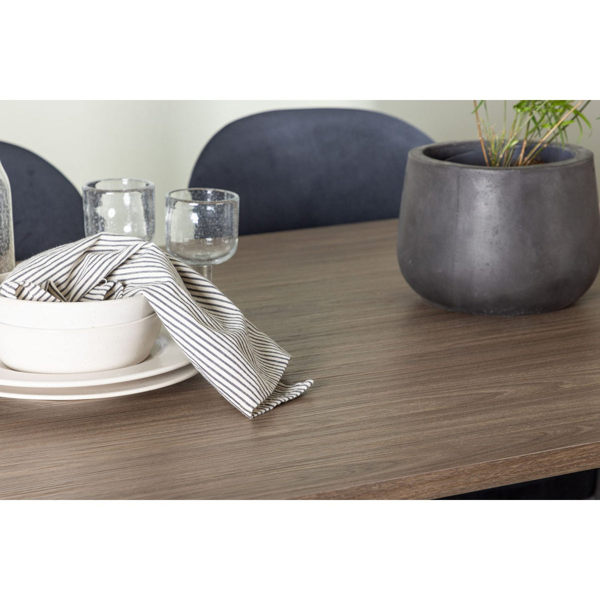 Andy, Stella Oval matgrupp Svart, Natur, 180 x 90