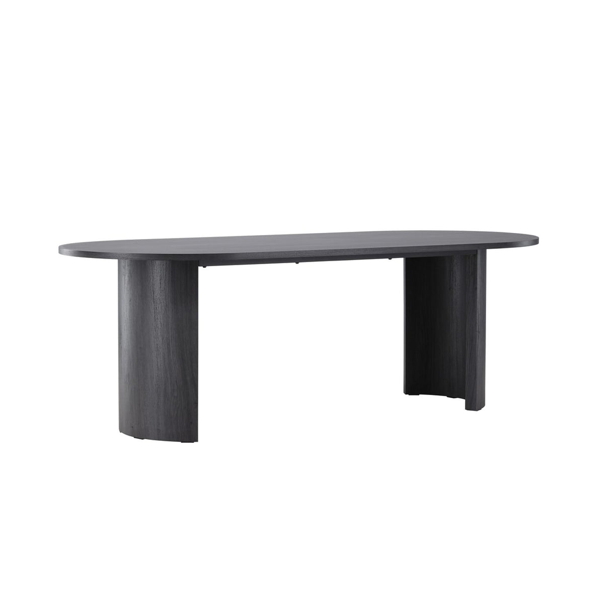 Grundsund Rektangulärt matbord Svart, 220 x 100 x 75