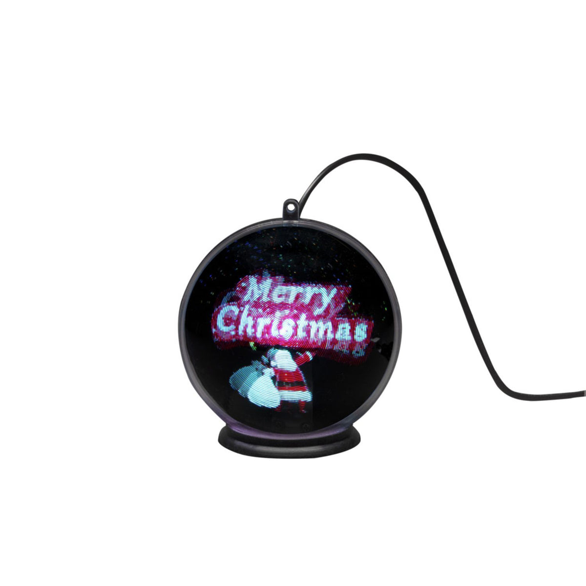 Dekorationsboll 180 cm USB Tmer 2h Stående Ljusdekoration Inne 10 cm, Tomtesäck