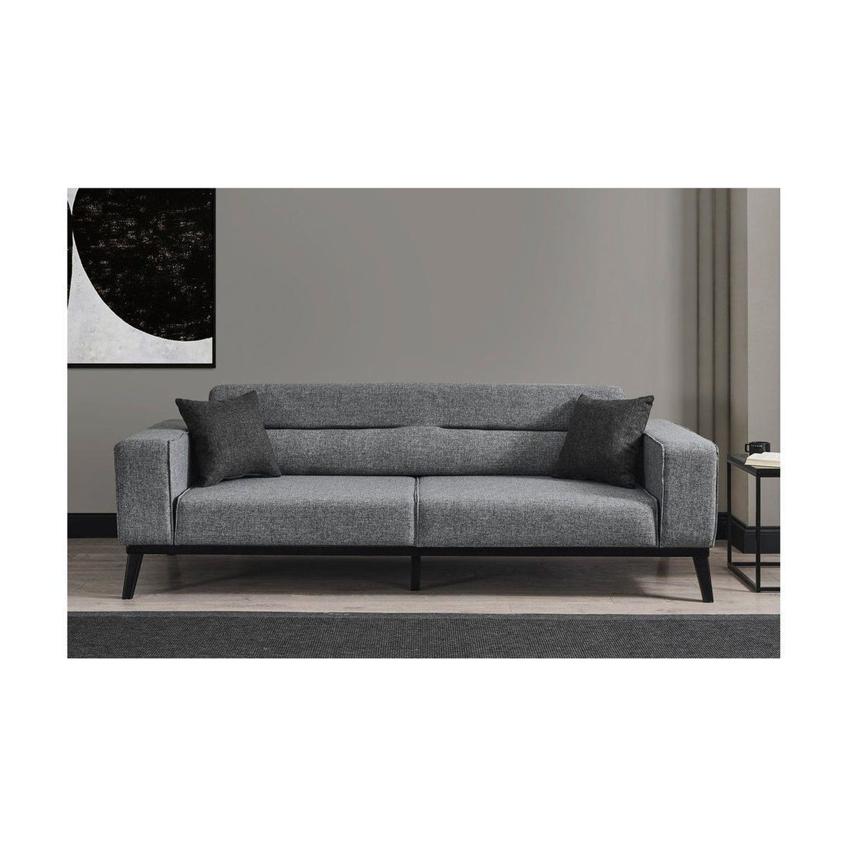 Bali 3-sits (222 x 92 x 74 cm) 3-sits bäddsoffa Ljusgrå