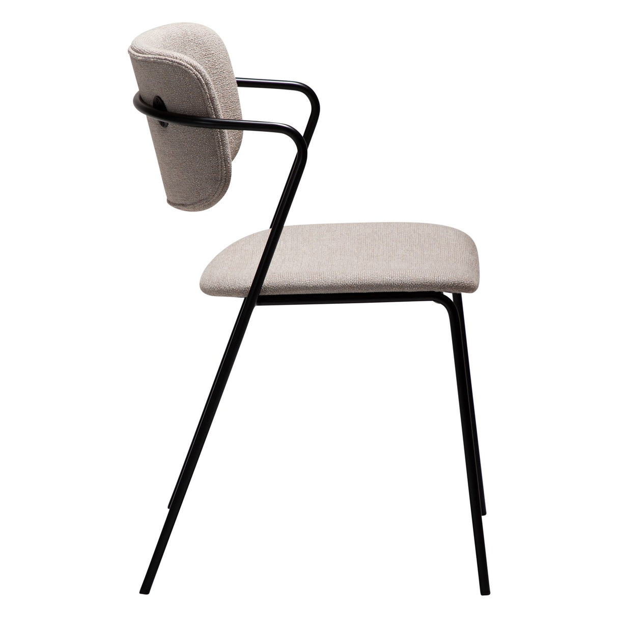 Zed Stol Cashmere bouclé, Black