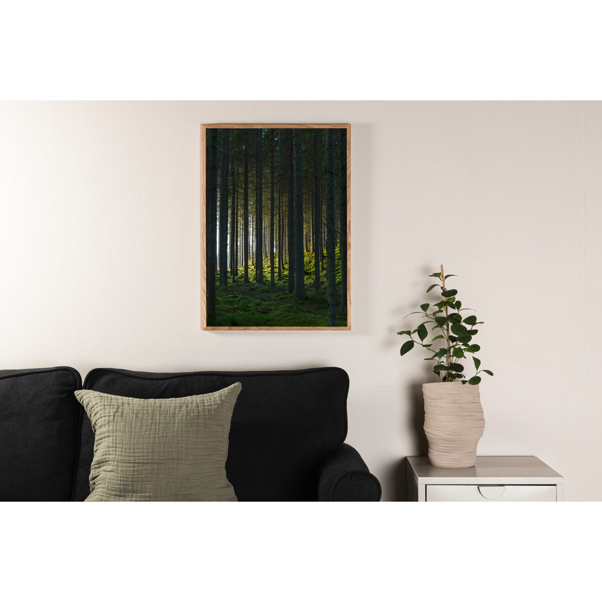 Skog Poster Grön, 70 x 100 cm