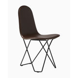 Cactus Leather Stol Chocolate, Svart