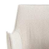 Bonita Matstol med Armstöd Apia tyg Beige