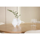 Strada, Lilja Oval matgrupp Beige, Vitpigmenterad, ⌀120