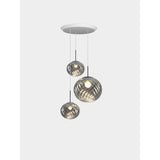 Whirl Trio Round Pendelsystem Silver