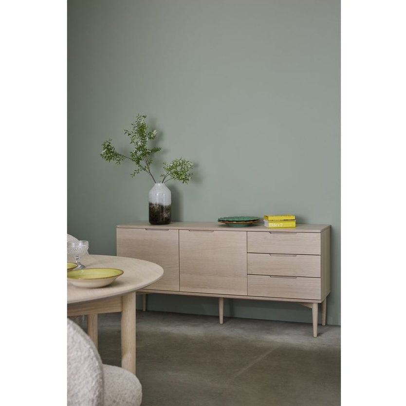 Karmöy Sideboard 2+3 Vitpigmenterad