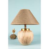 Bordslampa serie Ulaanbaatar (H 35 cm) Beige Bordslampa