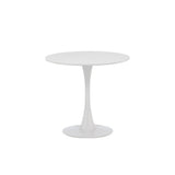 Hamden Runt matbord Vit, 80