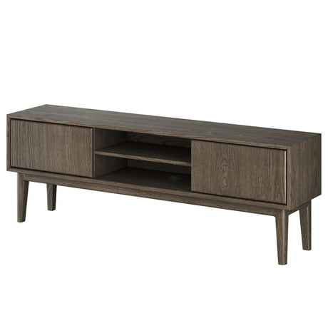 Broholm XL TV-bänk 160x55 cm Rökoljad Ek