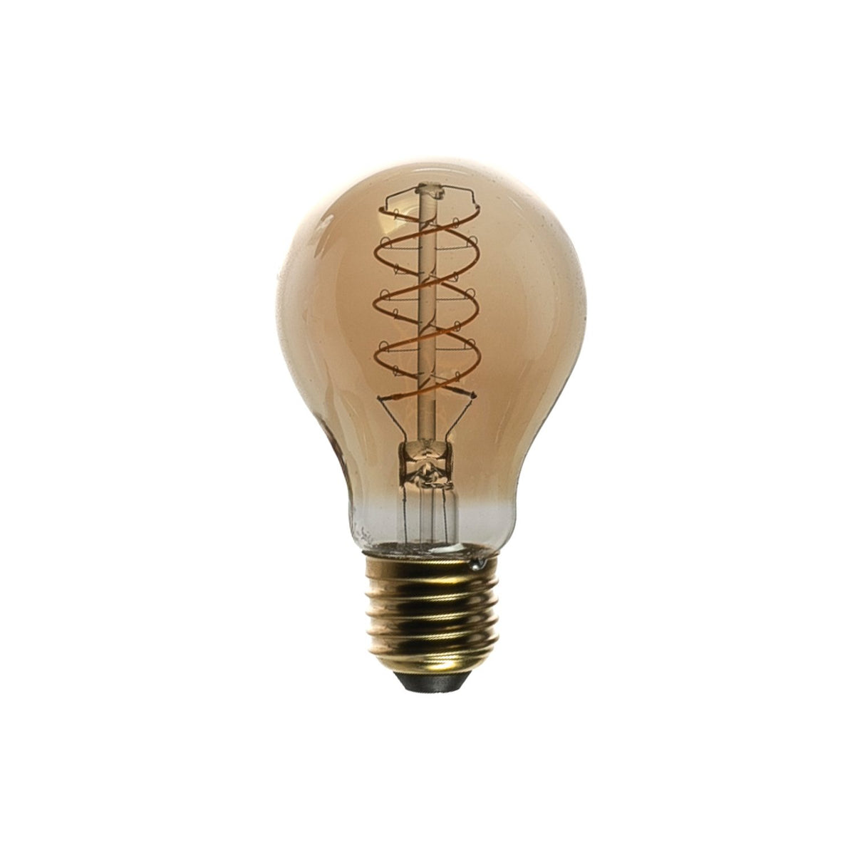 Glödlampa E27 SPIRAL-LED A60 Glödlampa Gul