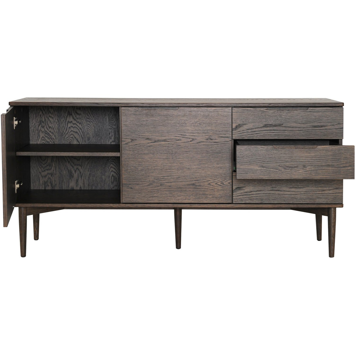Karmöy 2+3 Sideboard Brunlackad