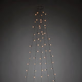 Slinga Amber LED Cherry Grön kabel Julgransbelysning 240 cm