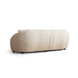 Siena Cream Bouclette (230 x 75 x 94 cm) Cream 3-sitssoffa