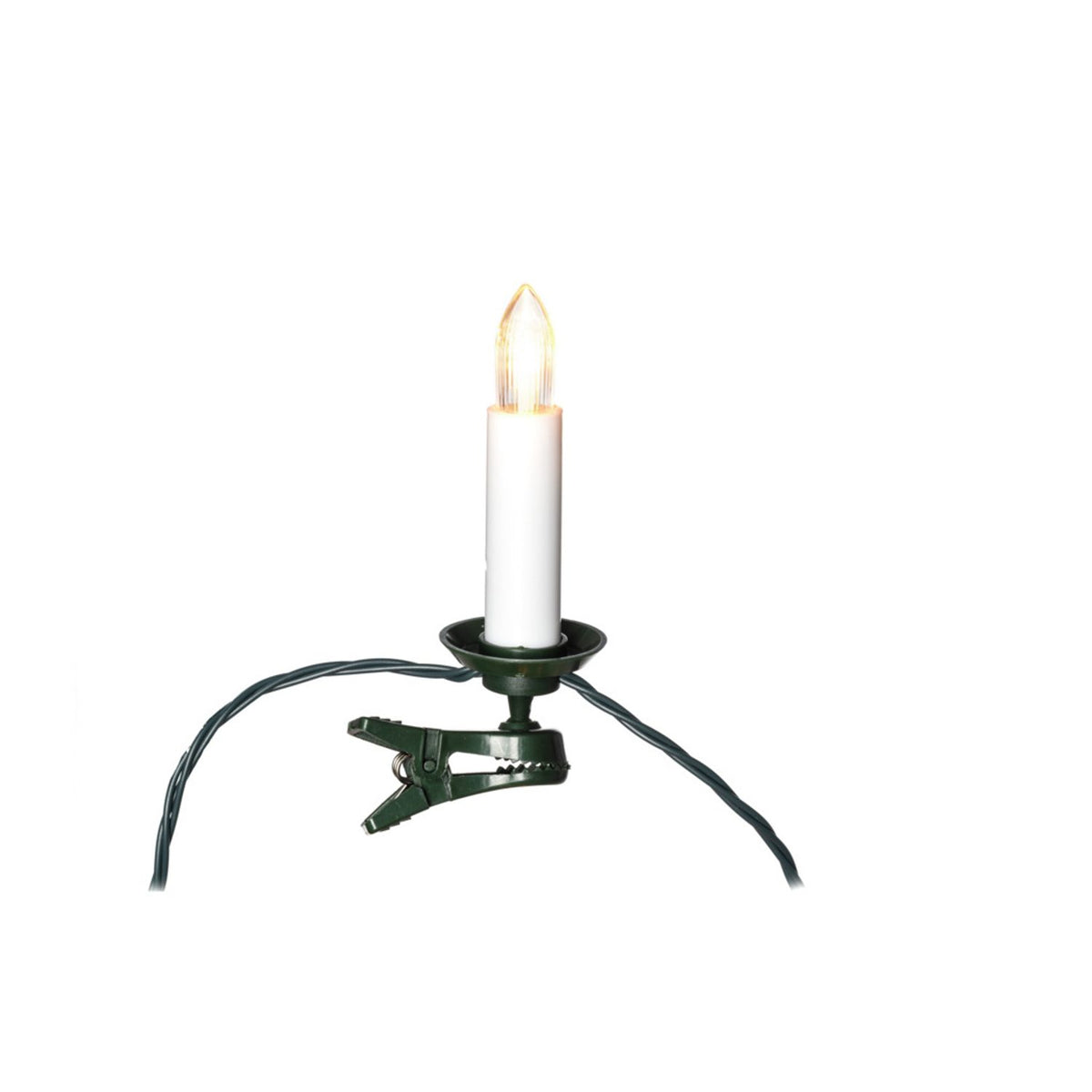 Parallellkopplad Fasta Amber LED Julgransbelysning 16 Lampor (10.5m)