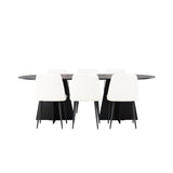 Bootcut, Night Oval matgrupp Svart,Vit, Svart, 230 x 115