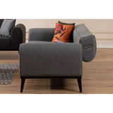 Lima 3-sits (220 x 84 x 77 cm) 3-sits bäddsoffa Ljusgrå
