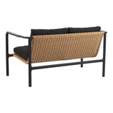 Motty 2-sits Soffa 140x76 cm Svart/Teddy Black