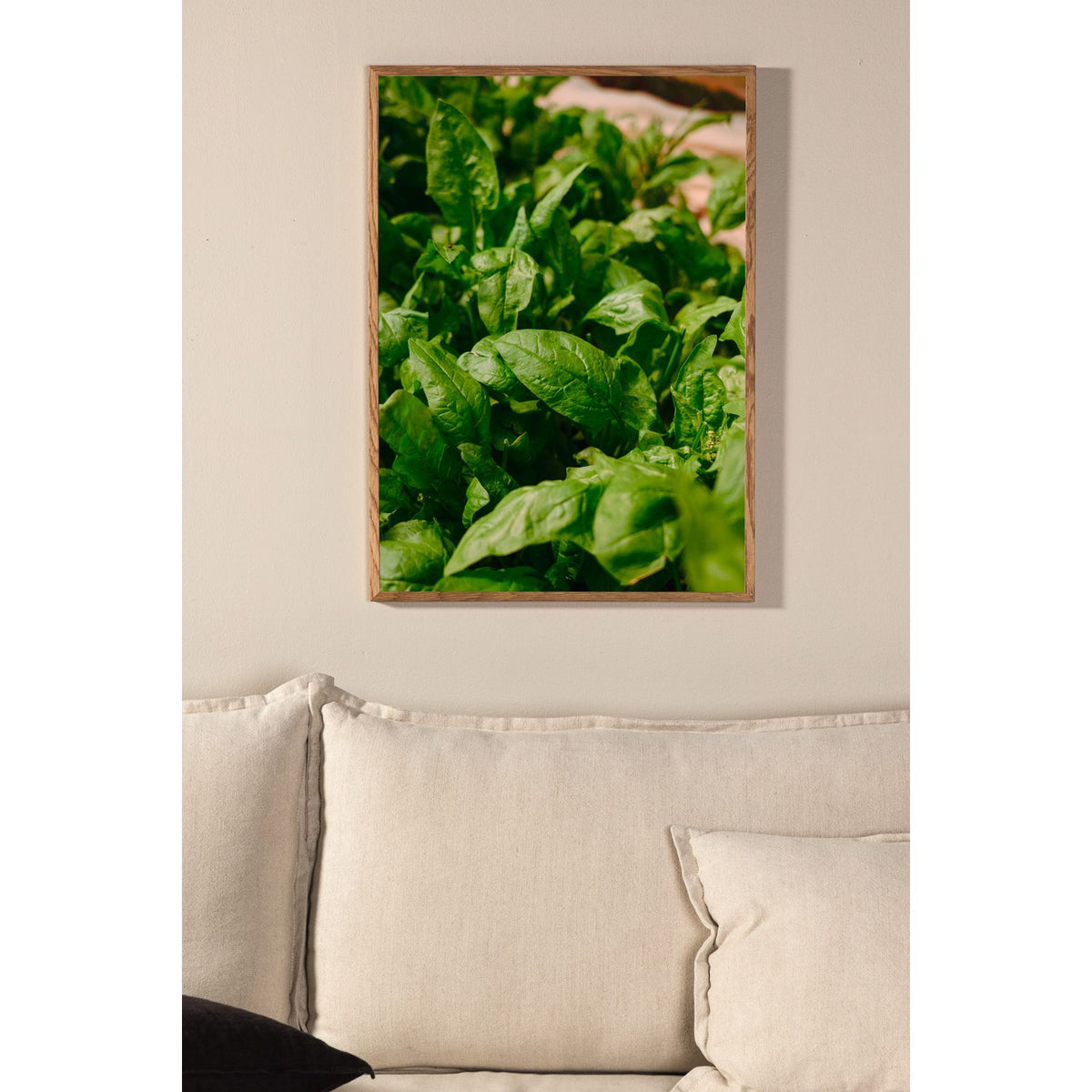 Grönt blad Poster Grön, 30 x 40 cm