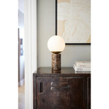 Lilly Marble Bordslampa Brun