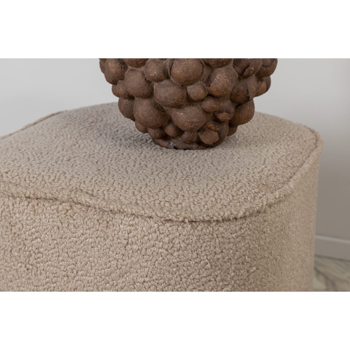 Piff Puff Beige, Polyester teddy