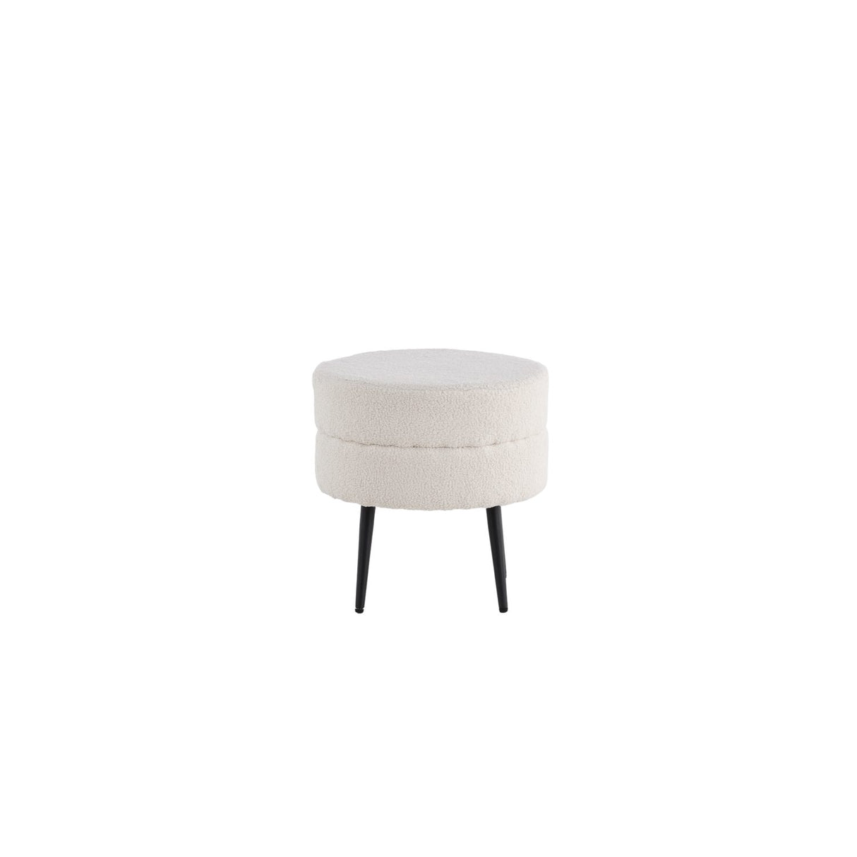 Pot Puff Svart, Polyester teddy