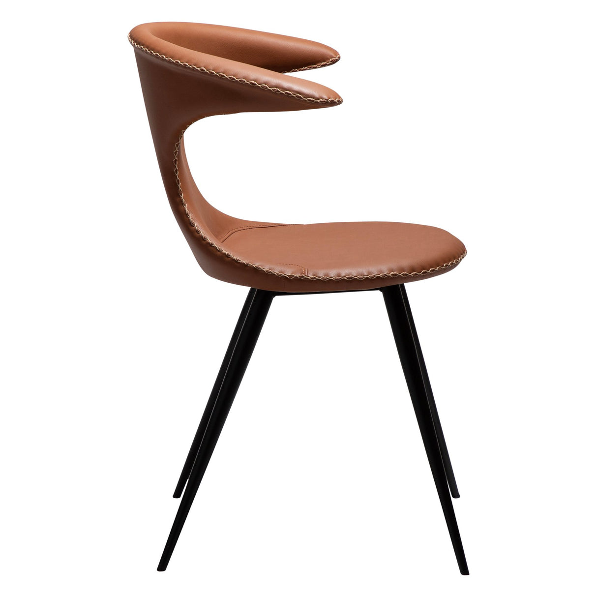 Flair Stol Cognac Art.Leather, Black