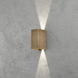 Cremona HP-LED 2x3W 17 cm Vägglampa Ute Mässing