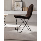 Cactus Sheepskin Stol Guld, Svart