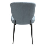 Glory Stol Blue Fog, Antique Brass