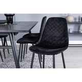 Sleek, Polar Rektangulär matgrupp Svart, Svart, 195 x 95