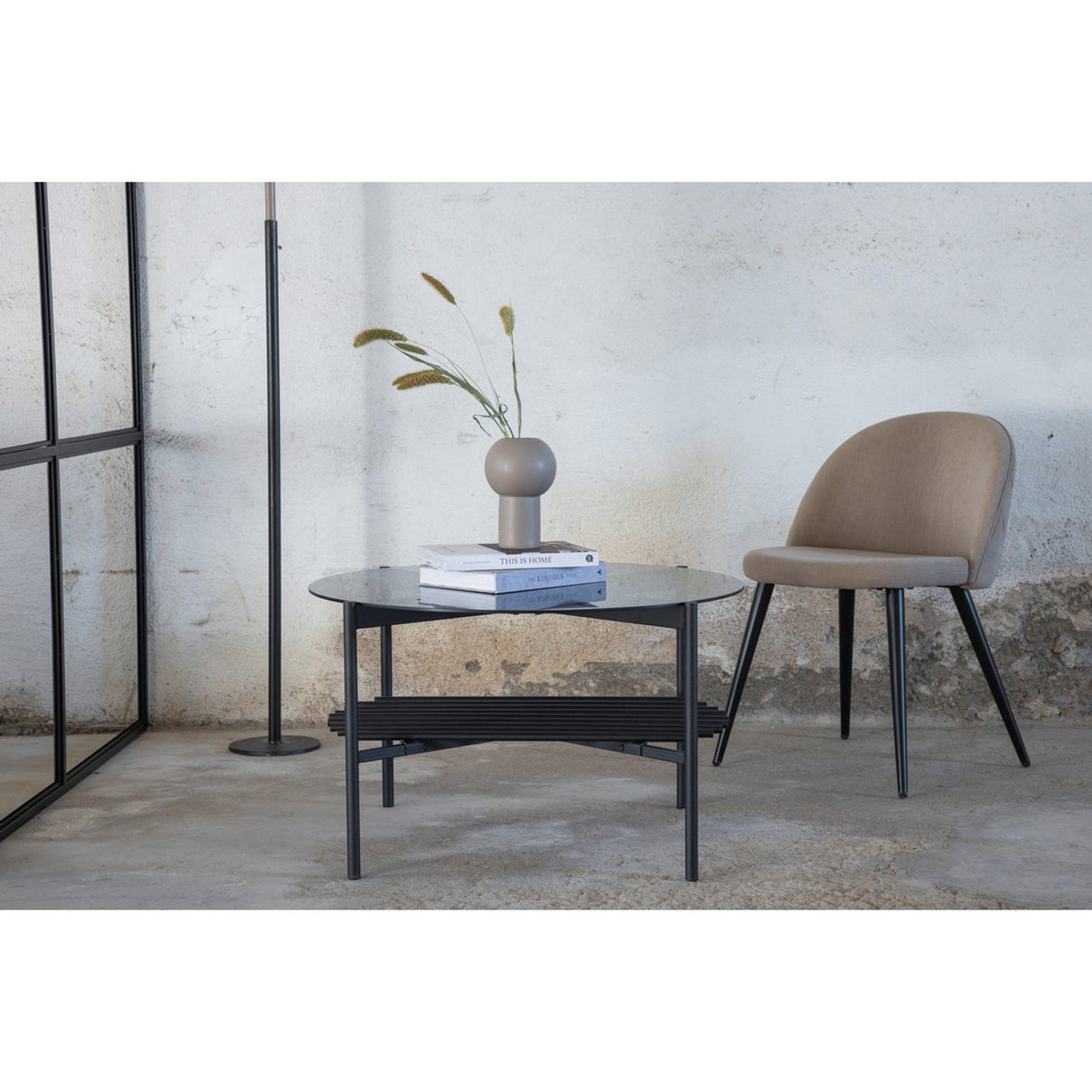 Von Staf Soffbord Black, ⌀80