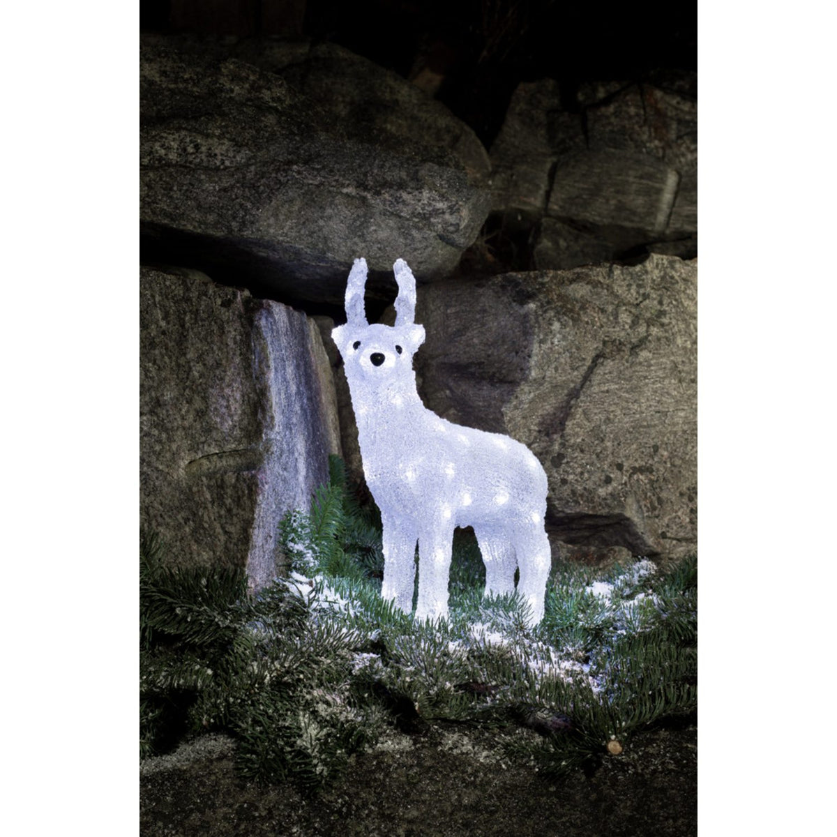 Ren akryl 38 cm LED Ljusdekoration Ute