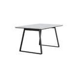 Estelle Rektangulärt matbord Svart,Vit, Marmor, 140 x 90